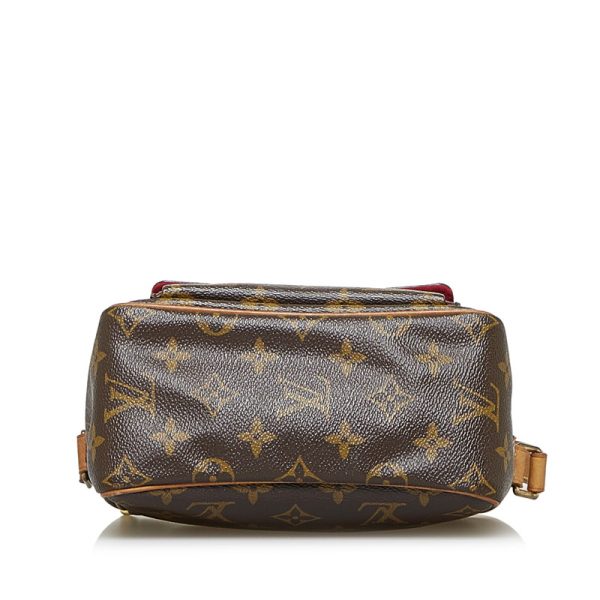 3 Louis Vuitton Monogram Viva Cite PM Shoulder Bag Brown