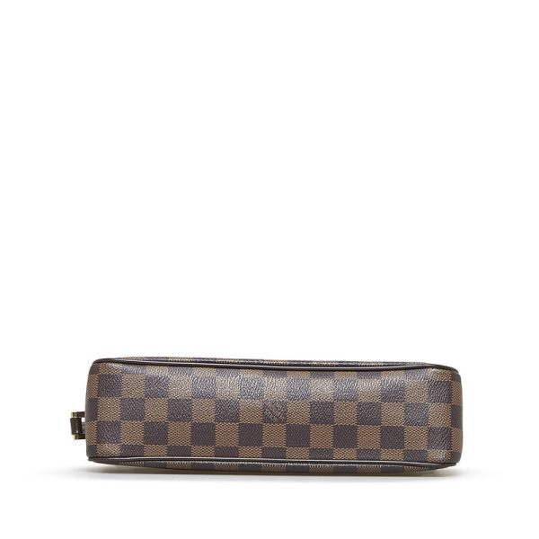 3 Louis Vuitton Damier Recoleta Shoulder Bag Ebene Brown