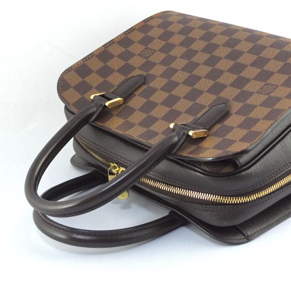 3 Louis Vuitton Triana Handbag Damier Ebene