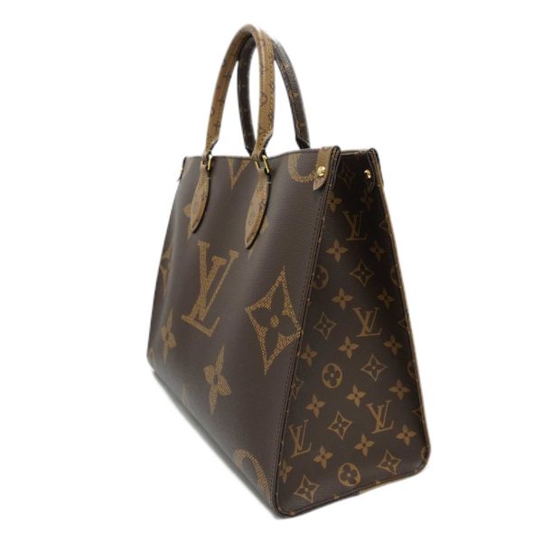 3 Louis Vuitton OnTheGo MM Handbag Shoulder Bag Brown