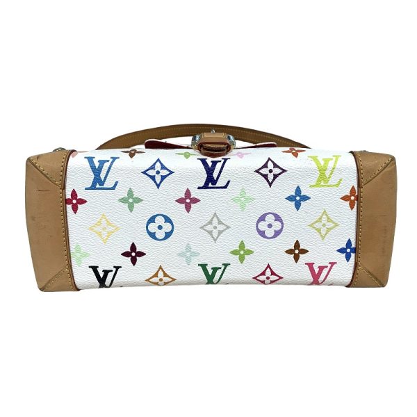 3 Louis Vuitton Eliza Multicolor Monogram Shoulder Bag White