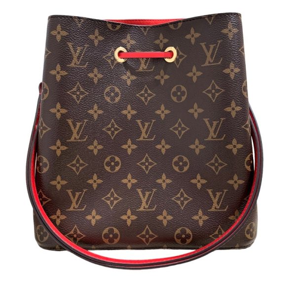 3 Louis Vuitton Neonoe Monogram Red Shoulder Bag