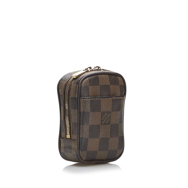 Louis Vuitton Damier Ebene Etui Okapi PM Diagonal Shoulder Bag Brown Leather - Image 3