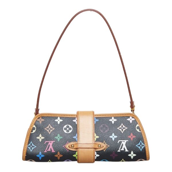 3 Louis Vuitton Monogram Multicolor Shirley Handbag Black Multicolor PVC Leather