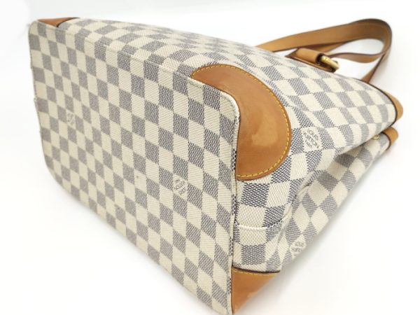 3 Louis Vuitton Hampstead PM Tote Bag Damier Azur