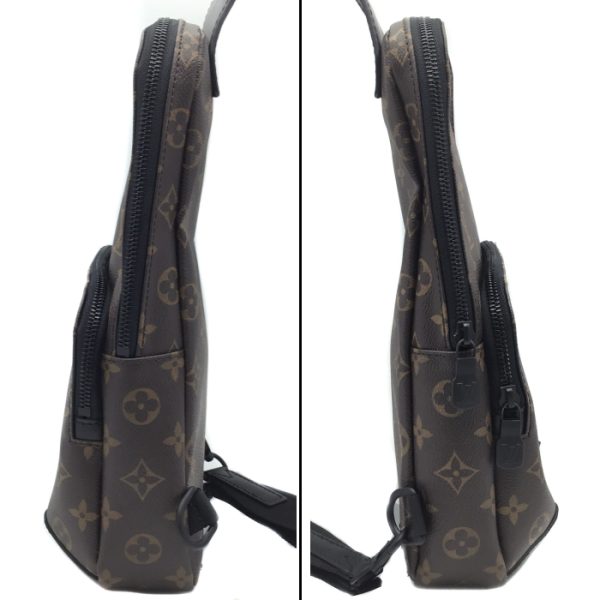 3 Louis Vuitton Avenue Sling Bag Monogram Macassar Body Bag