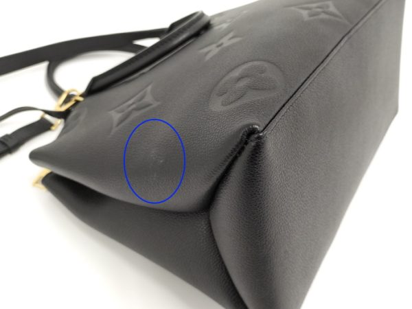 3 Louis Vuitton Grand Palais MM Monogram Emplant Leather Noir Black