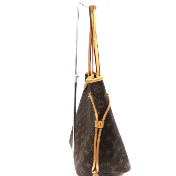 3 Louis Vuitton Neverfull MM Tote Bag Monogram Brown