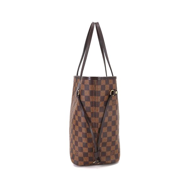 3 Louis Vuitton Damier Neverfull MM Tote Bag Ebene Cerise