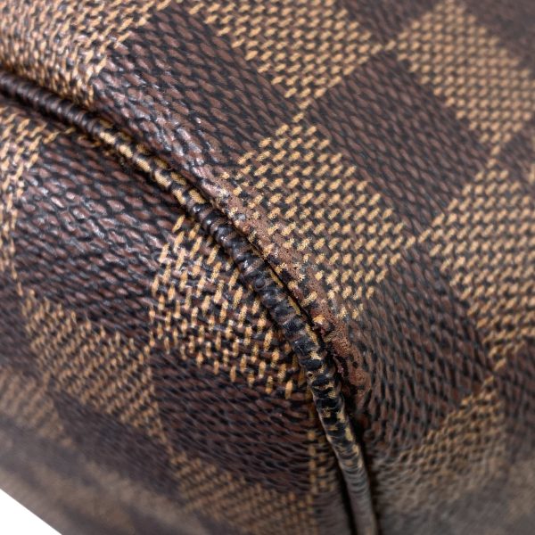 3 Louis Vuitton Neverfull MM Shoulder Bag Damier Brown