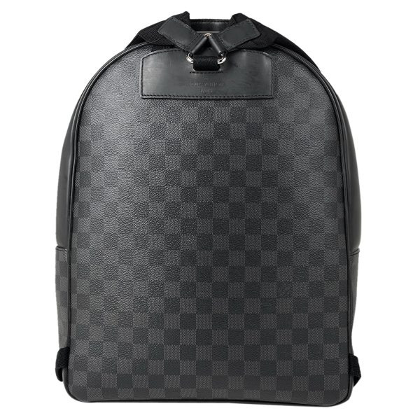 3 Louis Vuitton Josh Backpack Daypack Rucksack Damier Graphite Black