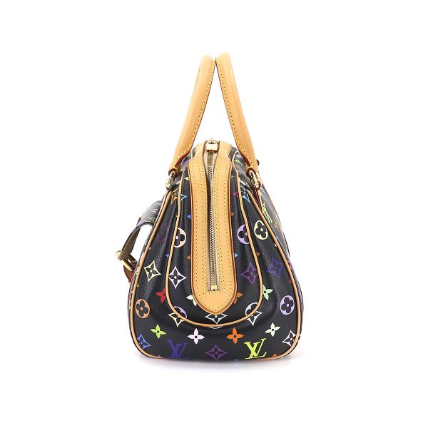 3 Louis Vuitton Monogram Multicolor Priscilla Hand Bag Noir