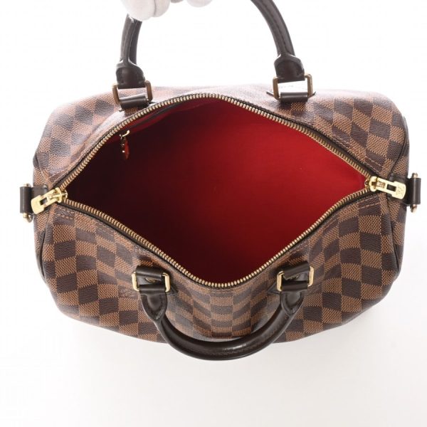 3 Louis Vuitton Speedy Bandouliere 30 Handbag Damier Brown