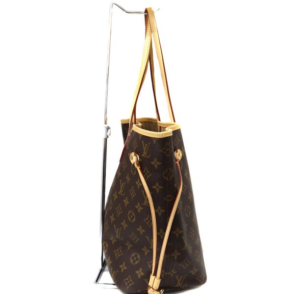 3 Louis Vuitton Neverfull MM Monogram Canvas Brown