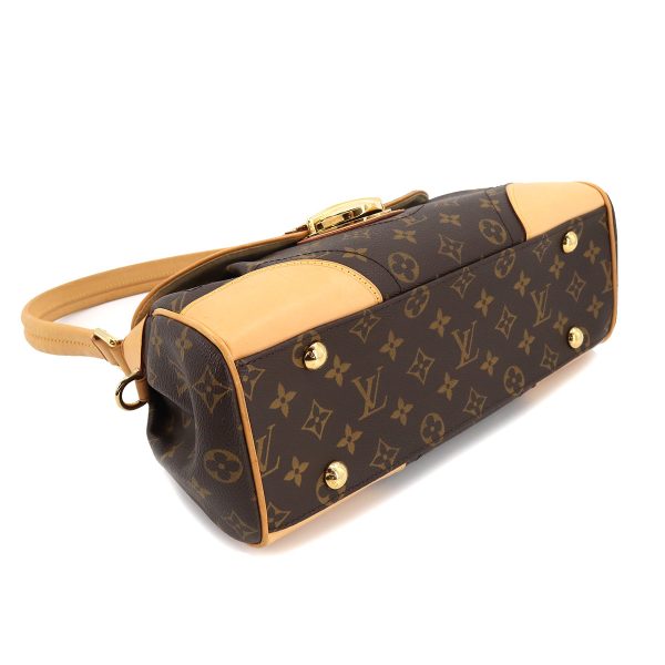 4 Louis Vuitton Monogram Beverly MM Shoulder Bag Brown Gold Hardware