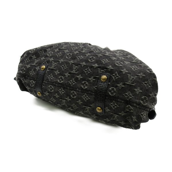 4 Louis Vuitton Neo Cabby GM Shoulder Bag Denim Monogram Black