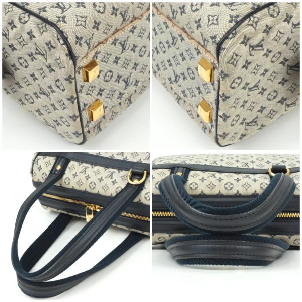 4 Louis Vuitton Josephine PM Monogram Mini Canvas Blue