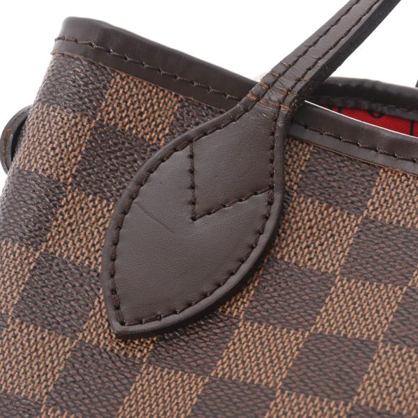 4 Louis Vuitton Damier Neverfull PM Brown Canvas Handbag