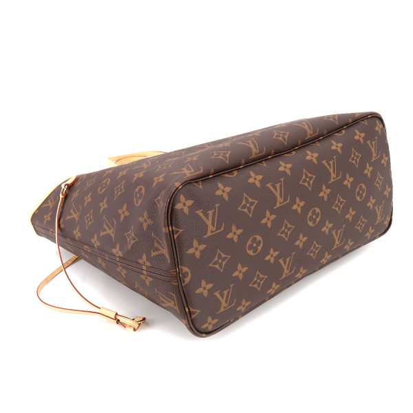 4 Louis Vuitton Monogram Neverfull MM Tote Bag Brown