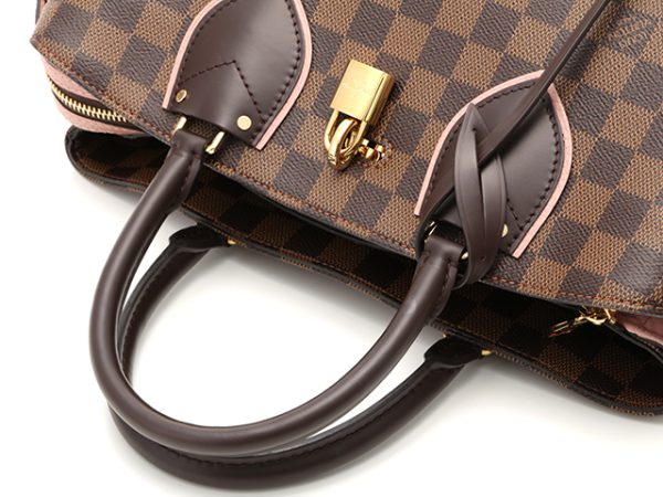 4 Louis Vuitton Normandy Handbag 2way Shoulder Bag Damier Magnolia