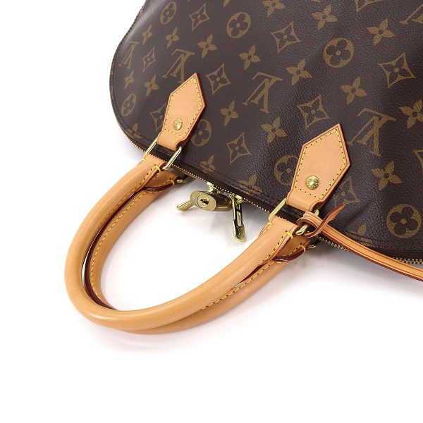 4 Louis Vuitton Monogram Alma GM Hand Bag Brown Gold Hardware