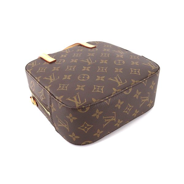 4 Louis Vuitton Monogram Spontini 2way Hand Shoulder Bag Brown