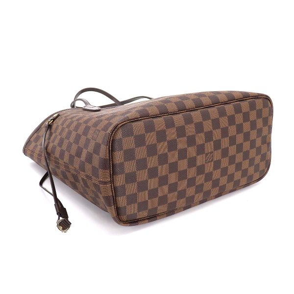 4 Louis Vuitton Damier Neverfull MM Tote Bag Ebene Rose Ballerine