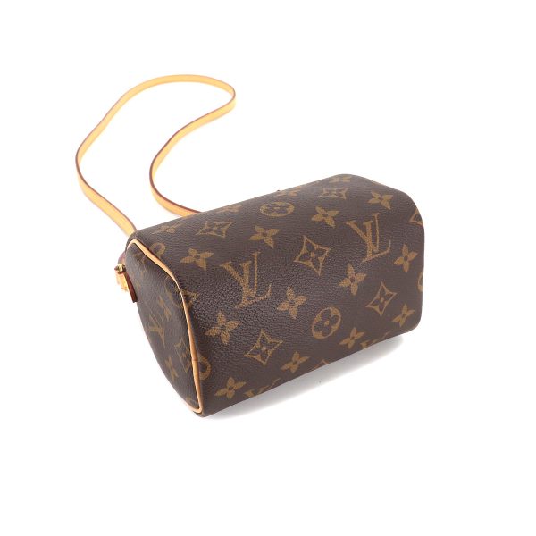 4 Louis Vuitton Monogram Nano Speedy 2 Way Hand Shoulder Bag