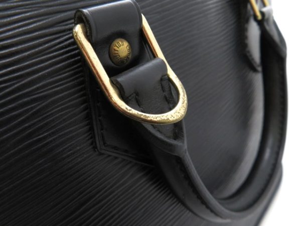 4 Louis Vuitton Alma PM Handbag Noir Epi