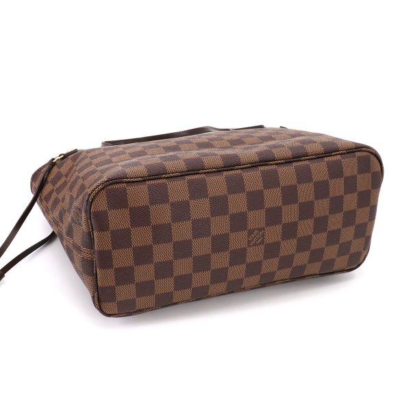 4 Louis Vuitton Damier Neverfull PM Tote Bag Ebene Brown Gold Hardware