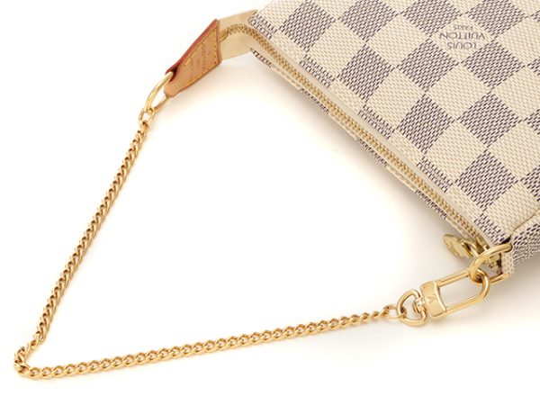 4 Louis Vuitton Mini Pochette Accessoir Damier Azur