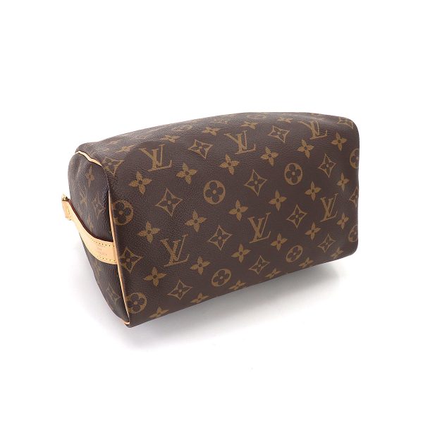 4 Louis Vuitton Monogram Speedy Bandouliere 25 Shoulder Bag Brown