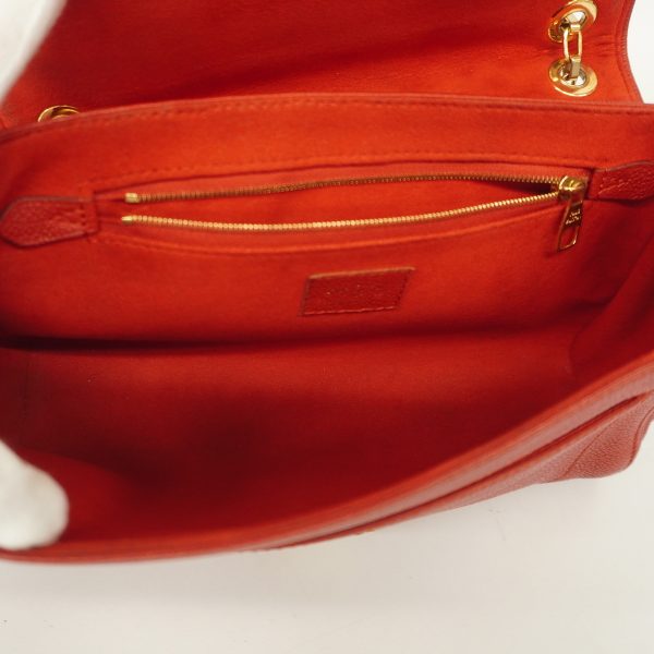 4 Louis Vuitton Shoulder Bag Monogram Empreinte Saint Germain PM Red