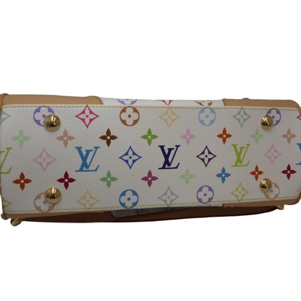 4 Louis Vuitton Multicolor Beverly MM Shoulder Bag White