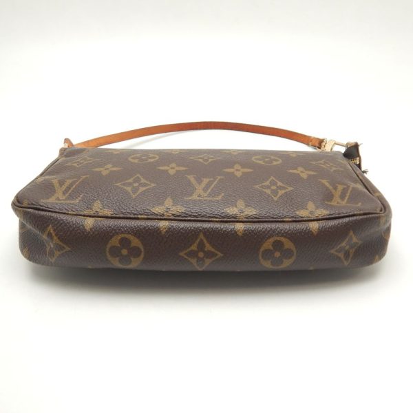 4 Louis Vuitton Monogram Pochette Accessoire Handbag Accessory Pouch Brown