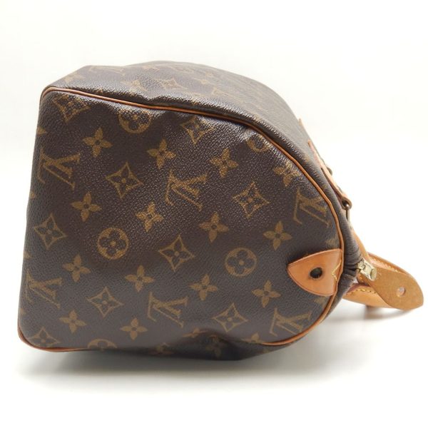 4 Louis Vuitton Monogram Speedy 30 Handbag Brown