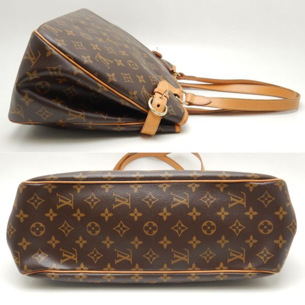 4 Louis Vuitton Monogram Batignolles Horizontal Tote Bag Brown