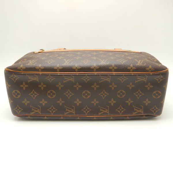 4 Louis Vuitton Monogram Cite GM Shoulder Bag Brown