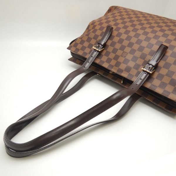 4 Louis Vuitton Damier Chelsea Tote Bag Brown