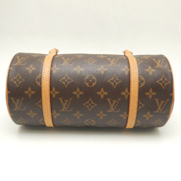 4 Louis Vuitton Monogram Papillon 26 Handbag Brown