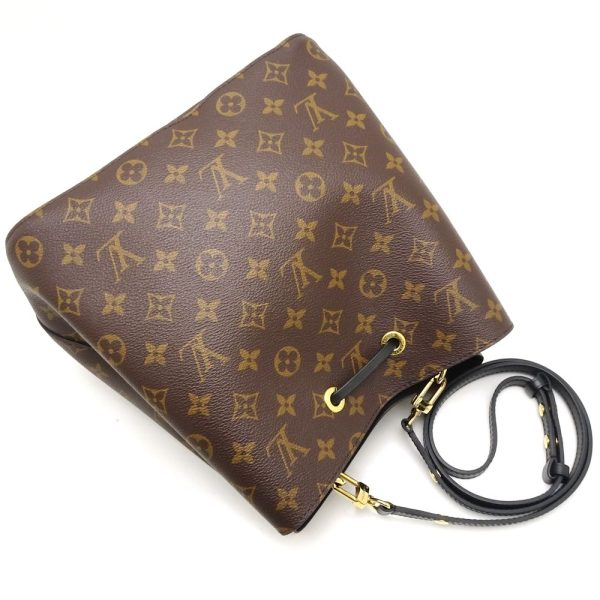 4 Louis Vuitton Monogram Neonoe Shoulder Bag Brown Noir