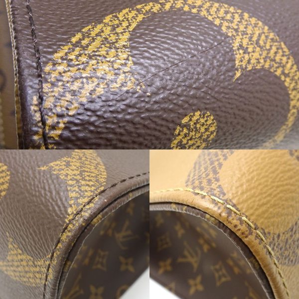 4 Louis Vuitton Monogram Giant Reverse On The Go MM Brown Shoulder bag Tote