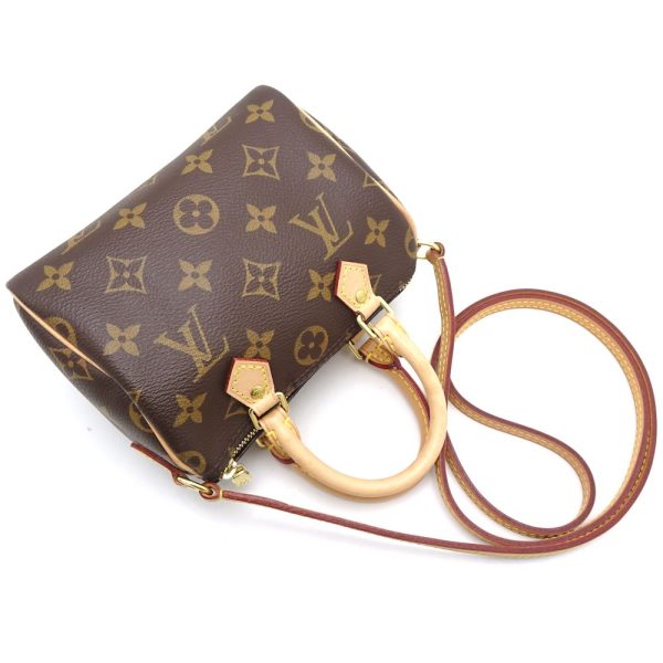 4 Louis Vuitton monogram Speedy Brown 2way Bag Crossbody