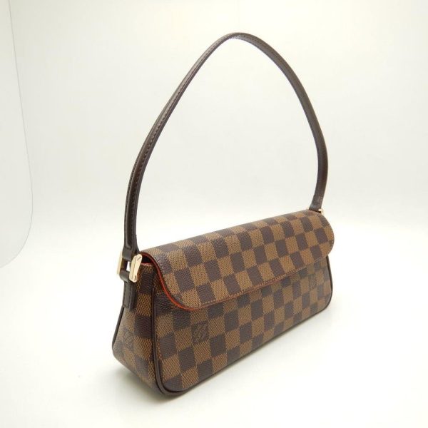 4 Louis Vuitton Damier Recoleta Ebene Handbag Brown