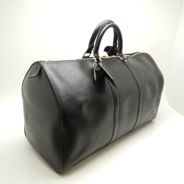 4 Louis Vuitton Epi Keepall 50 Noir Boston Bag Black