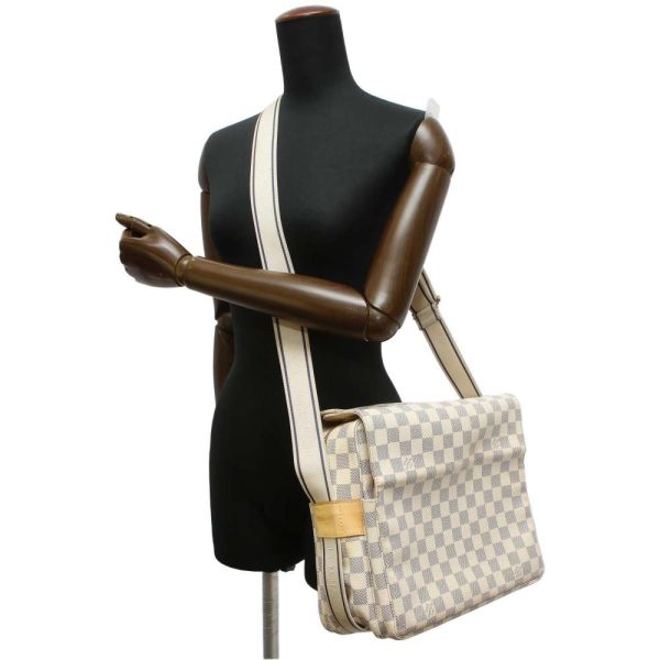 4 Louis Vuitton Shoulder Bag Damier Azur Naviglio