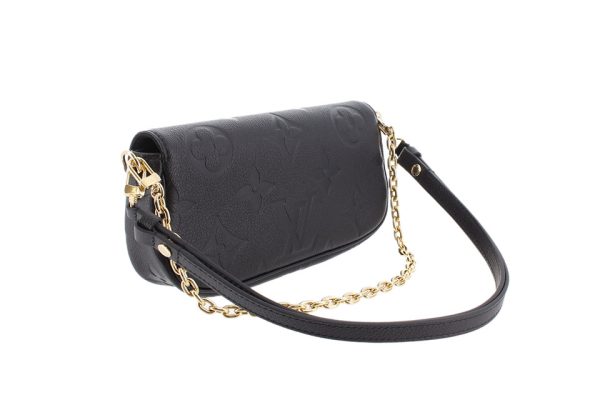 0701s03 Louis Vuitton Amplant Wallet On Chain Ivy Black