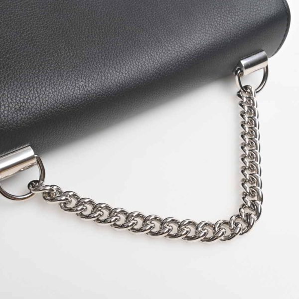 4 Louis Vuitton Leather LockMe Chain Shoulder Bag Noir Black