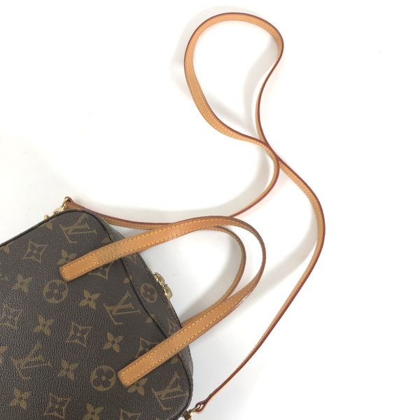 4 Louis Vuitton Shoulder Bag Spontini Monogram Canvas Brown