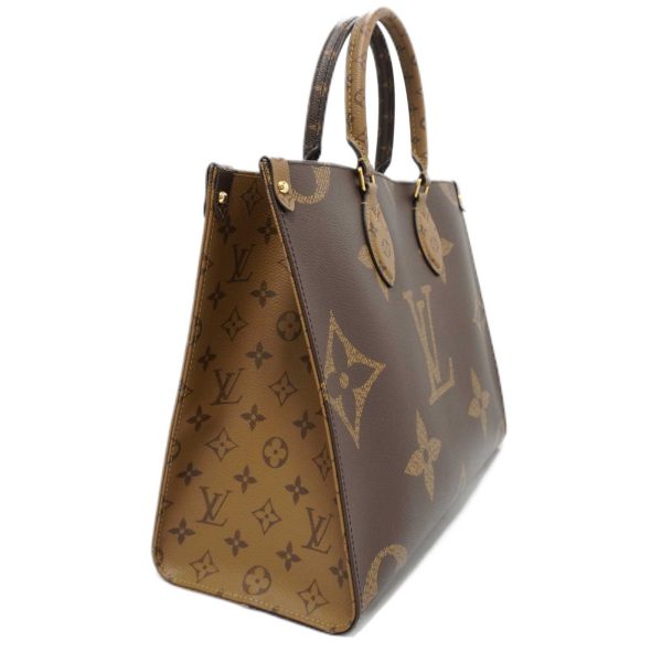 4 Louis Vuitton OnTheGo MM Handbag Shoulder Bag Brown